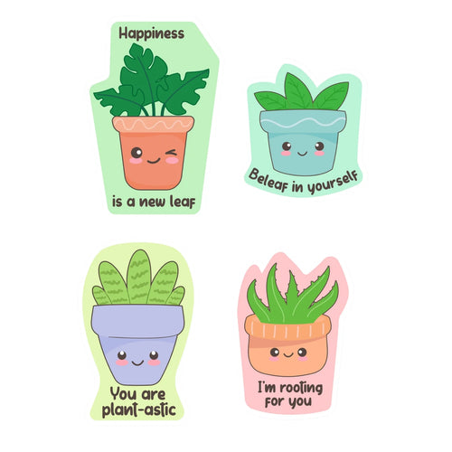 Craft Hero™️ Pixelpop™ Diamond Art Sticker Pack: Positive Plant
