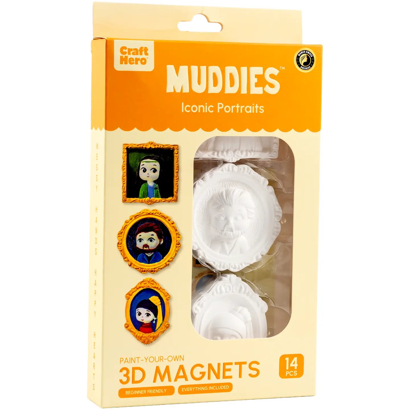 Craft Hero™️ Muddies™️: Magnets - Iconic Portraits