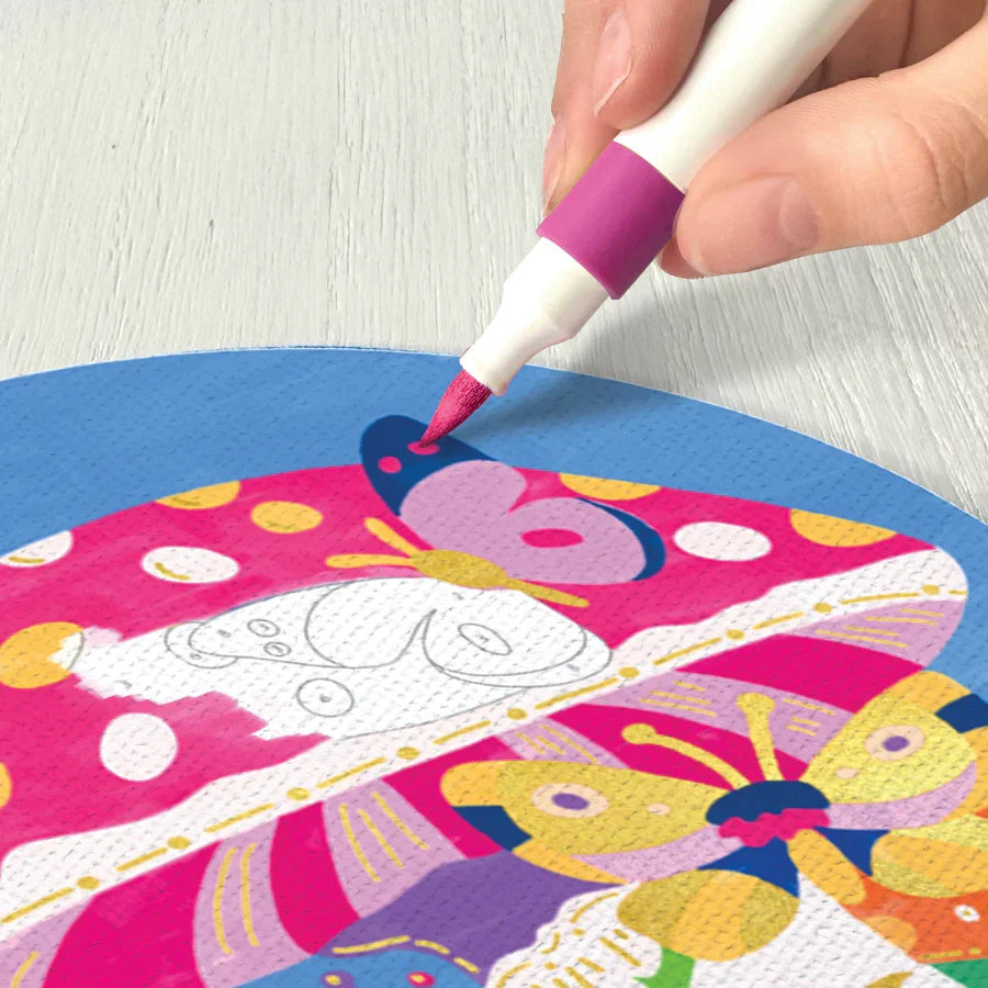 Bright Stripes iHeartArt Marker By Numbers: Fantasy Fields