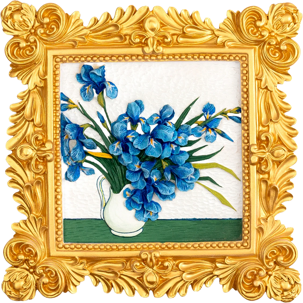 Craft Hero™️ Muddies™️: 3D Wall Frame - Blue Iris
