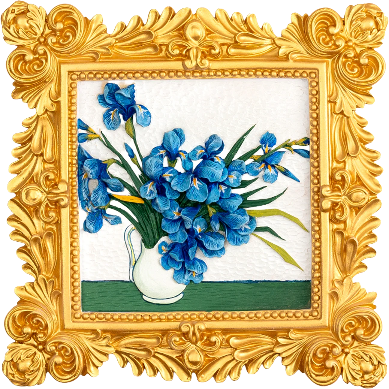Craft Hero™️ Muddies™️: 3D Wall Frame - Blue Iris