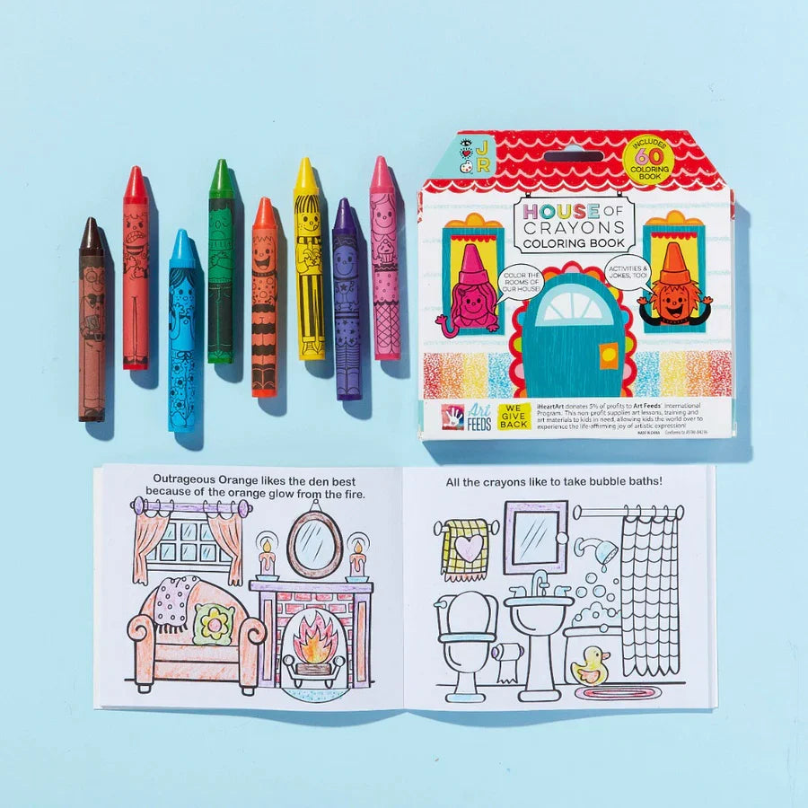 Bright Stripes House of Crayons