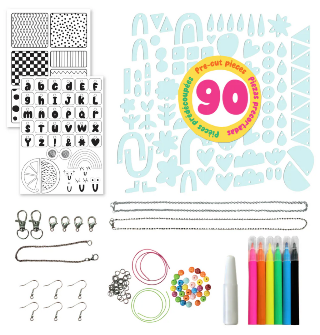 Bright Stripes Shrinkadoo Jewelry