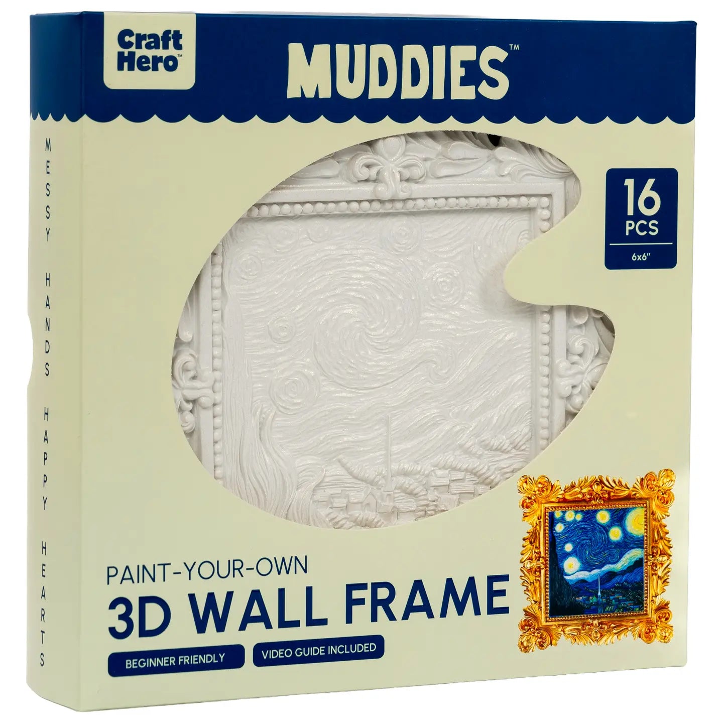 Craft Hero™️ Muddies™️: 3D Wall Frame - Starry Night