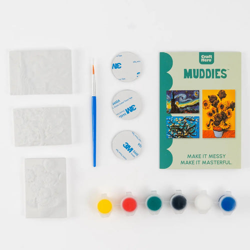 Craft Hero™️ Muddies™️: Magnets - Van Gogh's Masterpieces